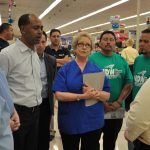DSC_0314 Barbara Blake, RN, speaks to store manager